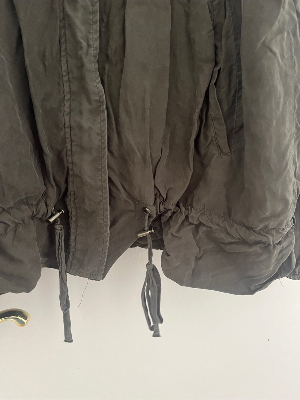 1. STATE Olive Green Lightweight Bomber Jacket - Picture 7 of 7
